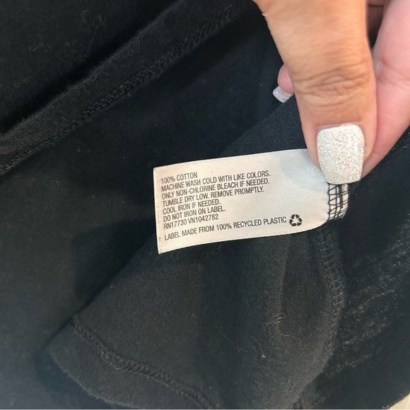 1X Ava & Viv Black Short Sleeve Tee - Picture 3 of 4